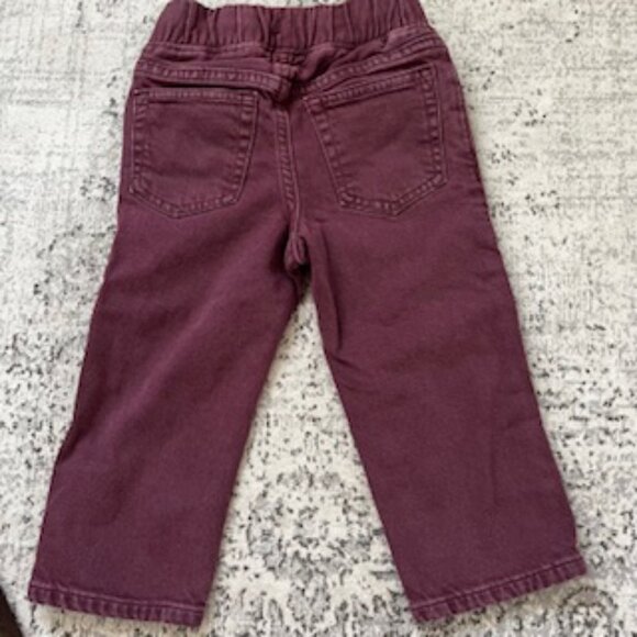 🧡3/15 Bundle x 2 Baby Gap Corduroy Pants Burgundy 18-24 Month & Brown 2 Years - Picture 5 of 12